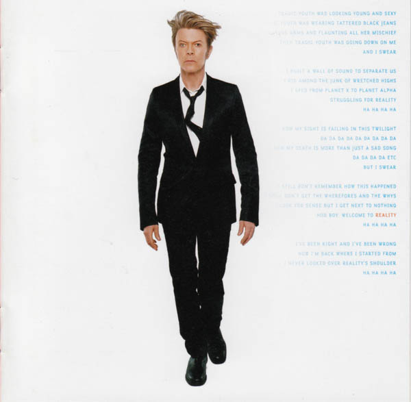 Booklet Cover, Bowie, David - Reality